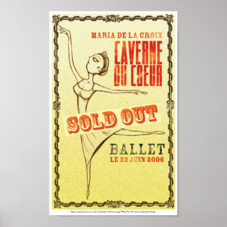 Poster Quando você for Balé