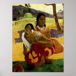 Poster Quando você vai se Casado de Paul Gauguin?