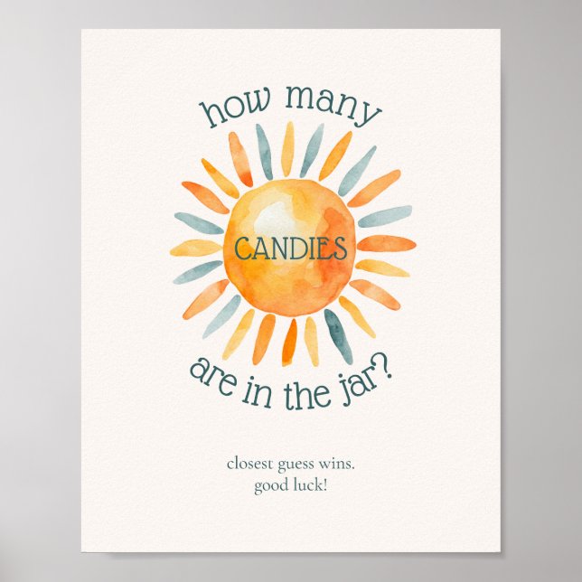 Poster Quantas Candies vem o Chá de fraldas do Filho (Frente)