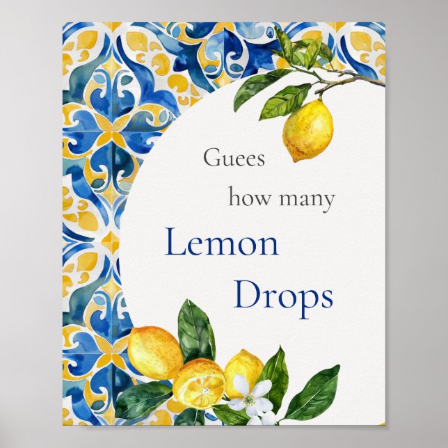 Poster Quantas gotas de limão 25 Aniversário (Frente)