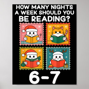 Poster Quantas Noites Por Semana Você Deve Ler 67 Eu