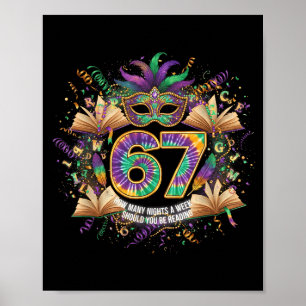 Poster Quantas Noites Por Semana Você Deve Ler 67 Livros
