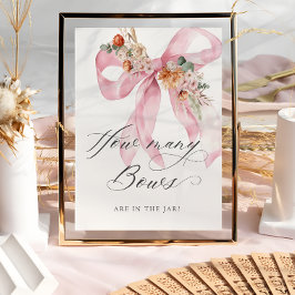 Poster Quantos Arcos Chá de fraldas Arco Rosa Floral