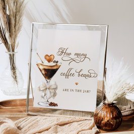 Poster Quantos Feijões De Café Estão No Jar