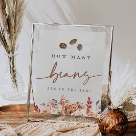 Poster Quantos Feijões De Café Estão No Sinal De Jar?