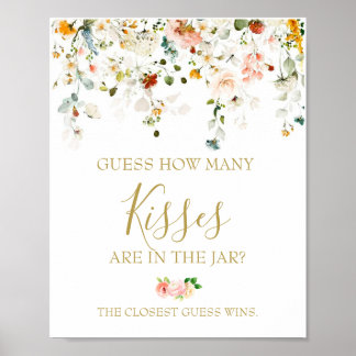 Poster Quantos Kisses Joga Chá de panela