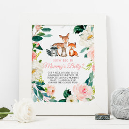 Poster Quão Grande É O Posto De Chá de fraldas De Belly M