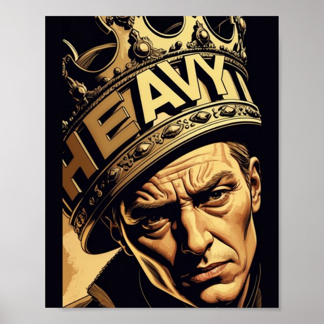 Poster Quão Pesada É A Coroa (Design 2) (Frente)