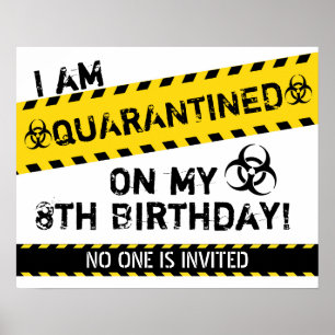 Poster Quarentena Aniversário
