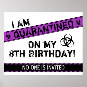 Poster Quarentena Aniversário