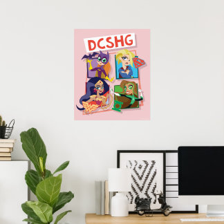Poster Quartet DC Super Hero Girls