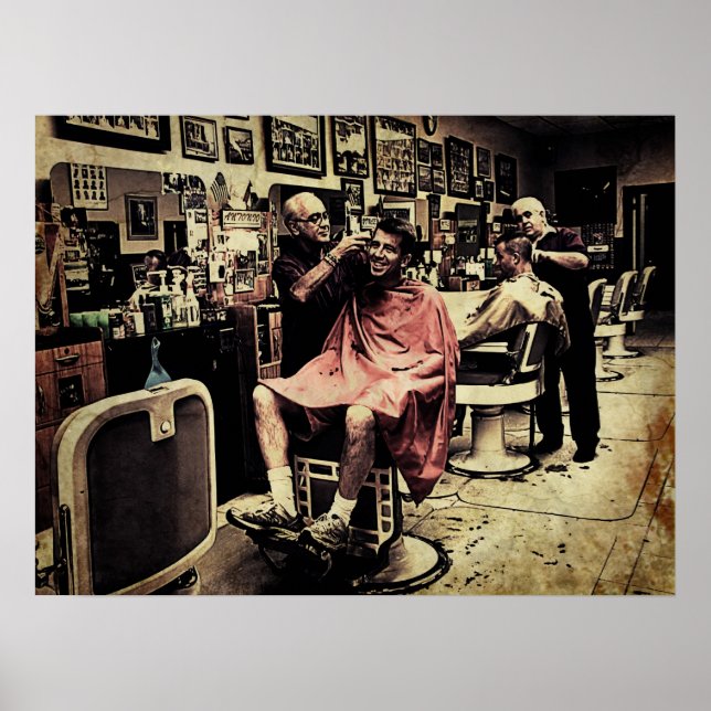 Poster Quarteto de Compro Barber (Frente)