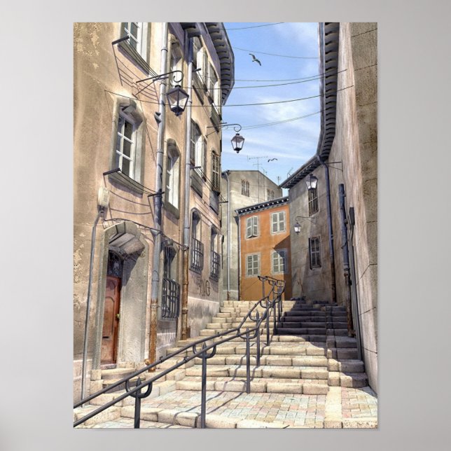 Póster Quartier du Panierà Marselha (Frente)