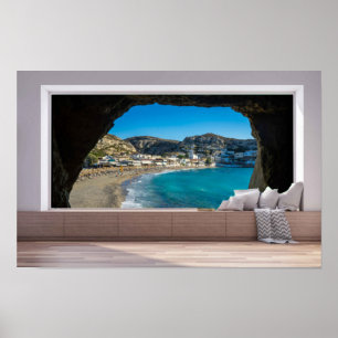 Poster Quarto com vista.