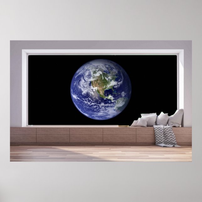 Poster Quarto com vista. (Frente)
