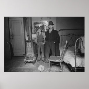 Póster Quarto da Grande Depressão, os anos 30