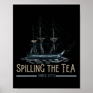 Poster Quarto De Julho A Esmagar O Chá Desde 1773