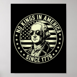 Poster Quarto De Julho Sem Reis Na América George Washing