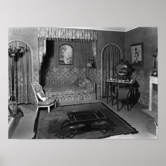 Póster Quarto pertencente a Jeanne Lanvin c.1920-25 (Frente)