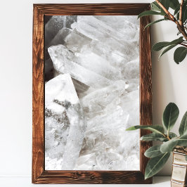Poster Quartz Crystal Gemstone
