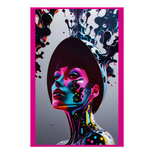 Póster Quase Bebendo morto da nova coca nos anos 80