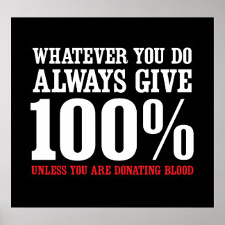 Poster Quase Sempre Dar 100%