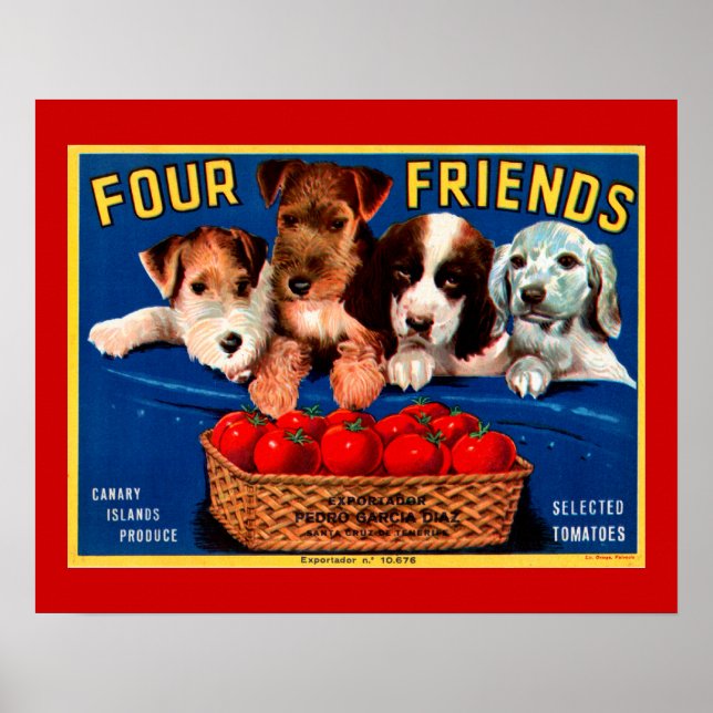 Póster Quatro Amigos (Frente)
