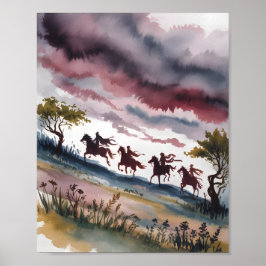 Poster Quatro Cavaleiros ao Amanhecer