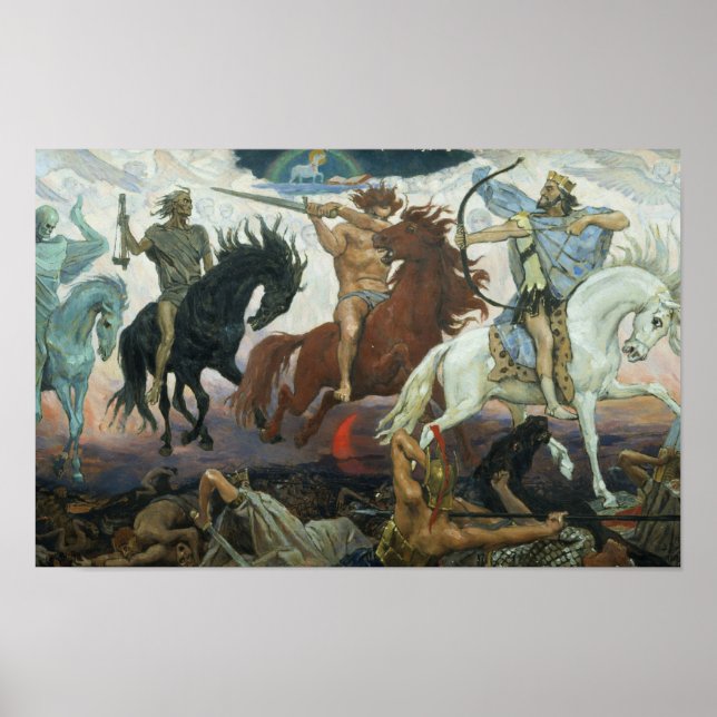 Poster quatro cavaleiros de Apocalypse Viktor Vasn (Frente)