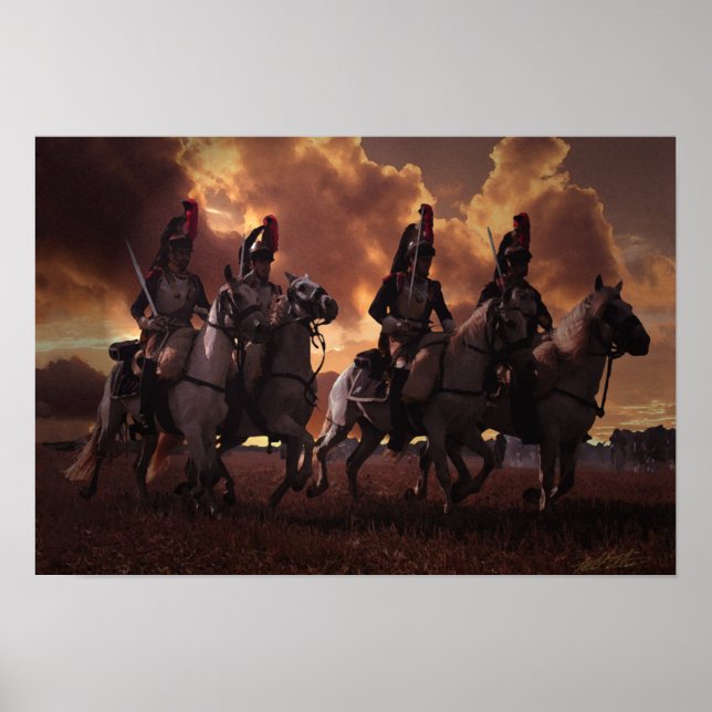 Póster Quatro Curaissiers Franceses (Frente)