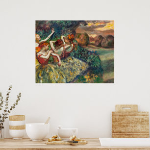 Poster Quatro Dançarinas Edgar Degas