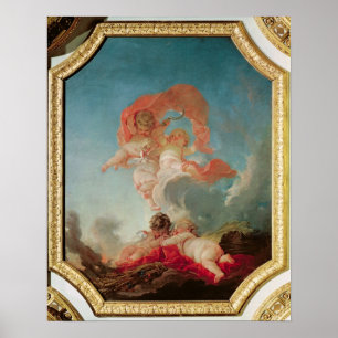 Poster Quatro estações no Salle du Conseil - Verão