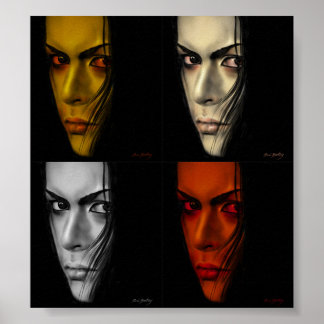 Poster Quatro Faces