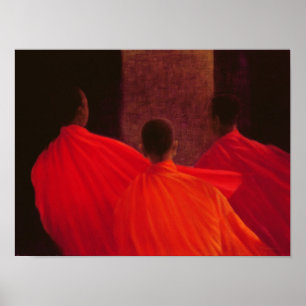 Póster Quatro monges