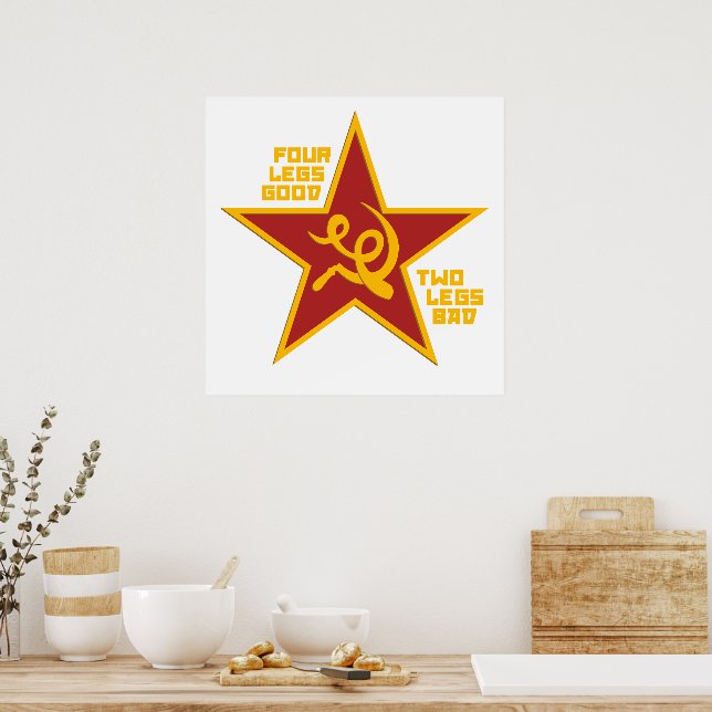 Poster Quatro pernas bom (Cozinha)