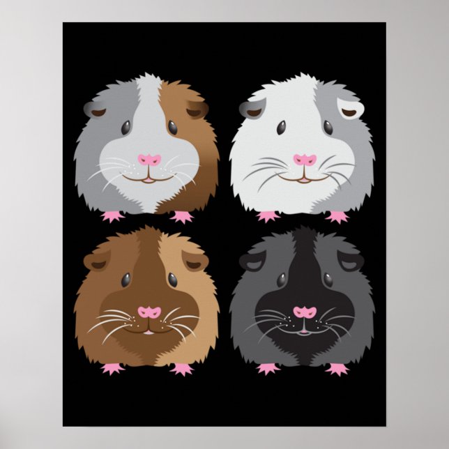 Poster Quatro porquinhos (Frente)