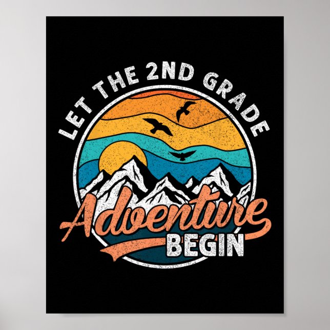 Poster Que a aventura da 2ª série comece Volta às aulas T (Frente)
