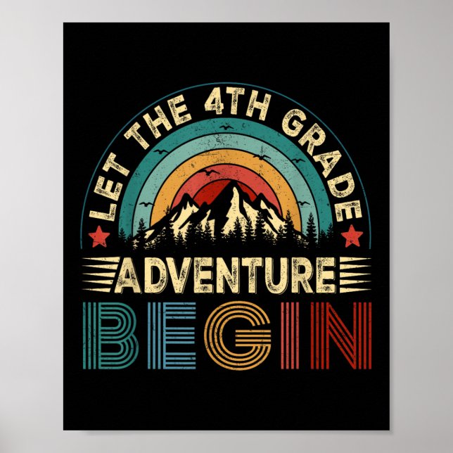 Poster Que A Aventura Do 4º Grau Comece Com O Chá Do 4º G (Frente)
