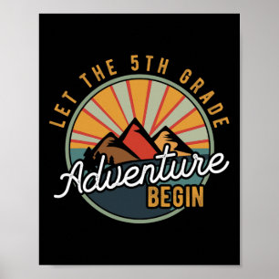 Poster Que a Aventura do 5 comece do 5º ano