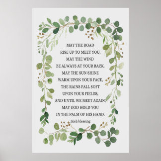 Poster Que a estrada suba para conhecê-lo