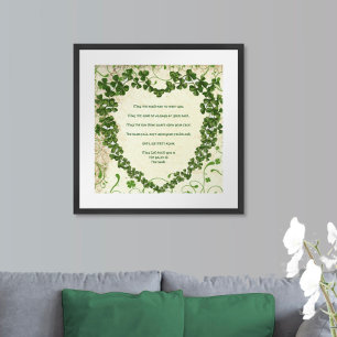 Poster Que a estrada suba para te encontrar com a Bênção