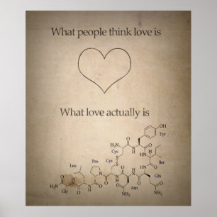 Póster Que amor olha realmente como