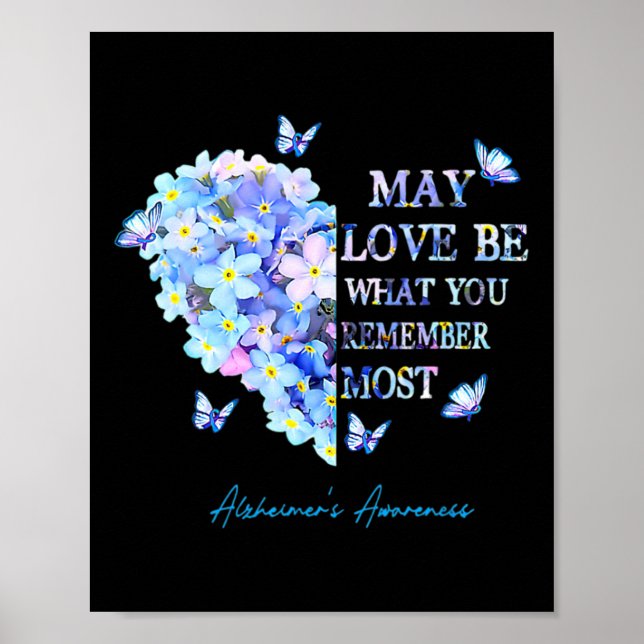 Poster Que Amor Seja O Que Você Mais Lembra De Alzheimer (Frente)
