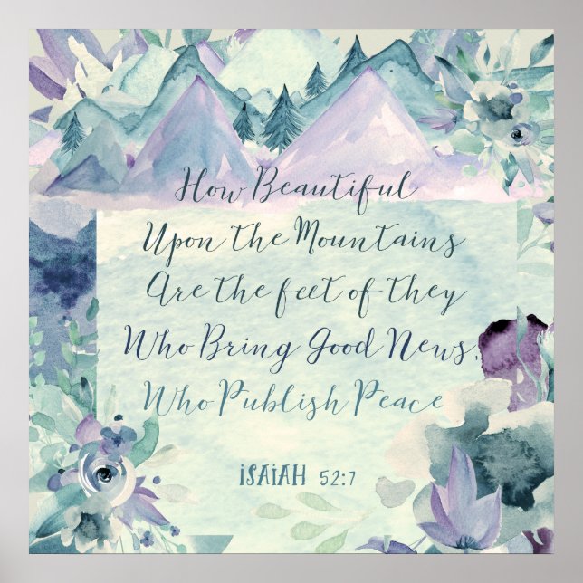 Poster Que Bonito Nas Montanhas (Frente)