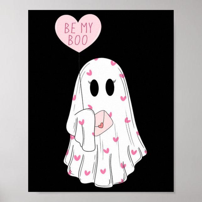 Poster Que Bonito Você Será Meu Fantasma De Boo Halloween (Frente)