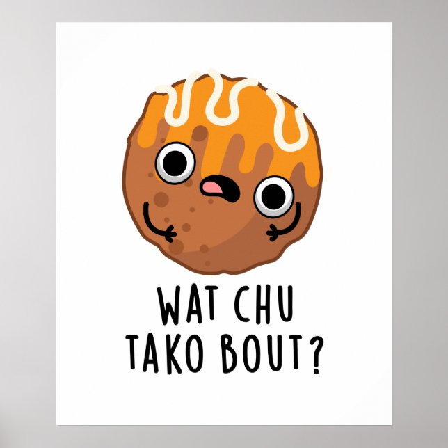 Poster Que Chu Tako Sobre o Funny Taco Pun (Frente)