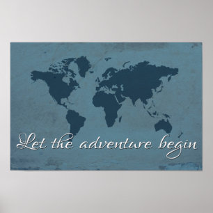 Póster Que comece a aventura