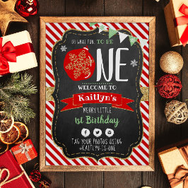 Poster Que Divertido Ser Um! Primeiro aniversario de Nata