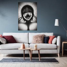 Poster Que engraçado, a pessoa rindo | Arte AI