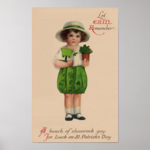 Poster Que Erin Lembre-se da Rua Vintage.
